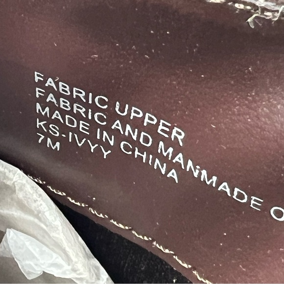 Karen Scott Women's Ivyy Mixed-Media Booties 7M Chocolate Brown $70 - Picture 6 of 9